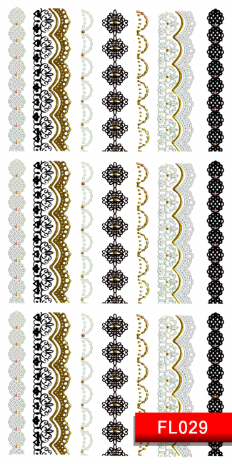 Наклейки для ногтей (стикеры) Nail Art Stickers FL029