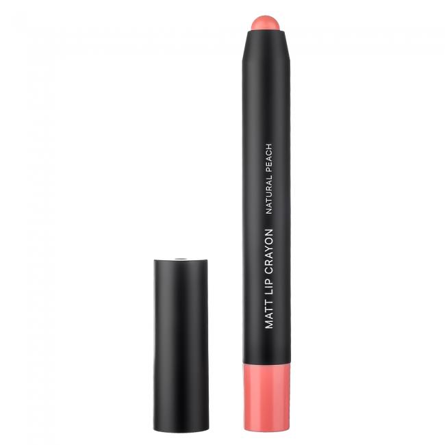 Матовая помада-карандаш Matt Lip Crayon Natural Peach, 1,7 г