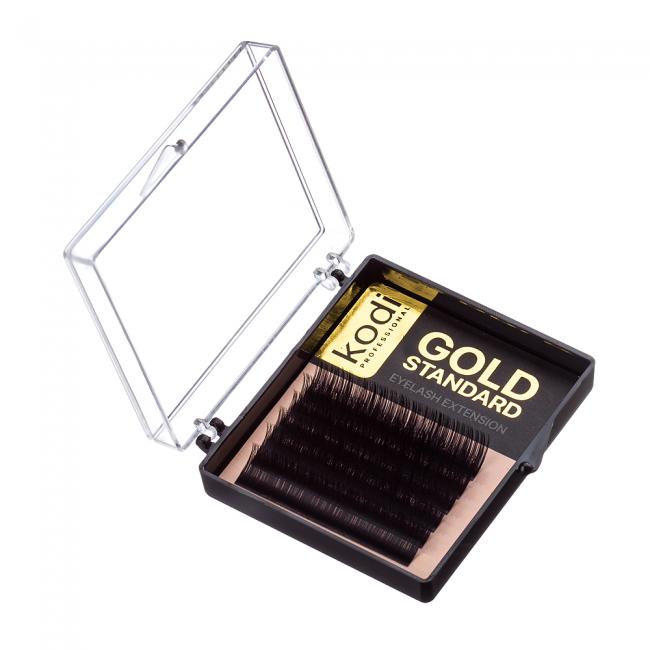 Ресницы D 0.12 (6 рядов: 9 мм) Gold Standard