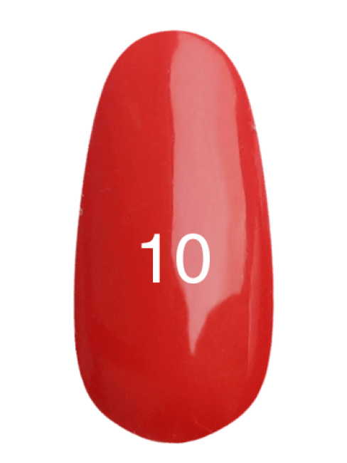 Гель-лак № 10 (алізариновий червоний) 12 мл.