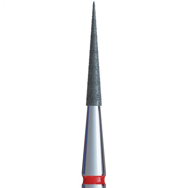 П№22 V104.165.514.014 (фреза алмазная конус 165, длина 8,0 мм, D=1,4 мм, мягкий абразив)