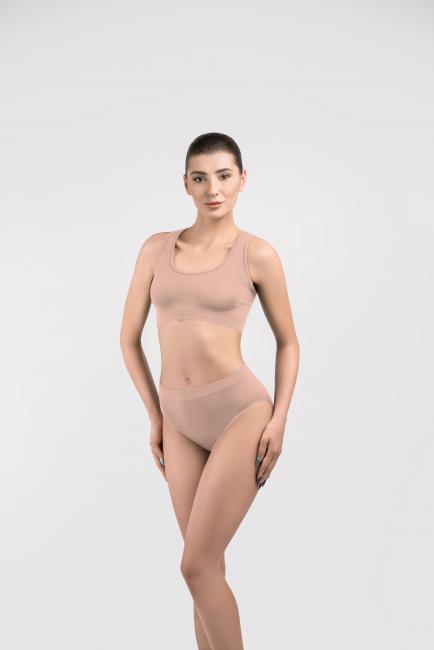 Трусы женские, модель "Slip" (цвет: бежевый, размер S)