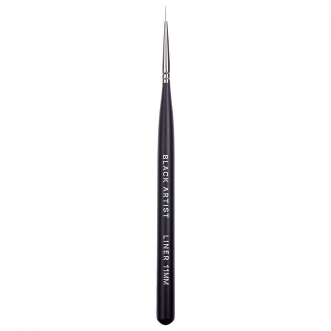 Пензлик для розпису "Black Artist" Liner 11mm (ручка: чорна, ворс: нейлон)