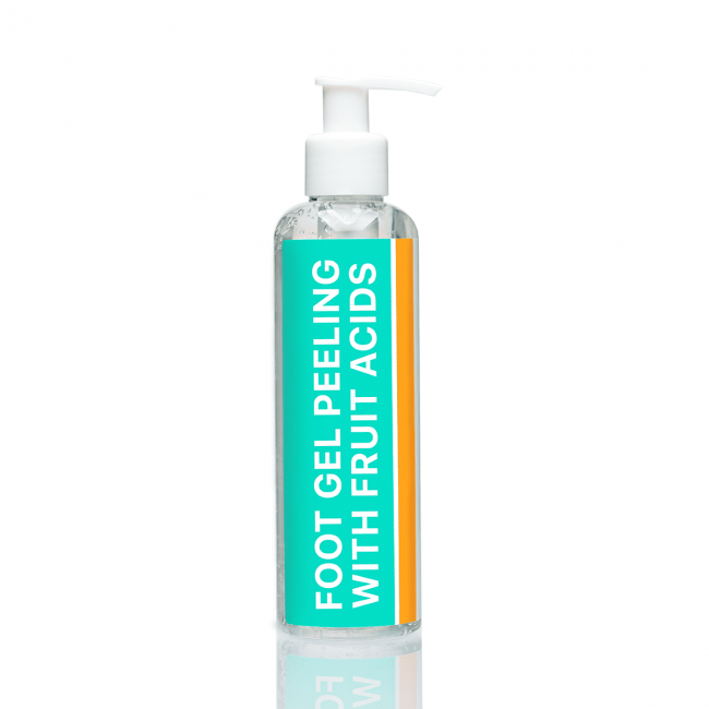 Гелевый пилинг для ног с фруктовыми кислотами "Foot gel peeling with fruit acids", 200 мл.